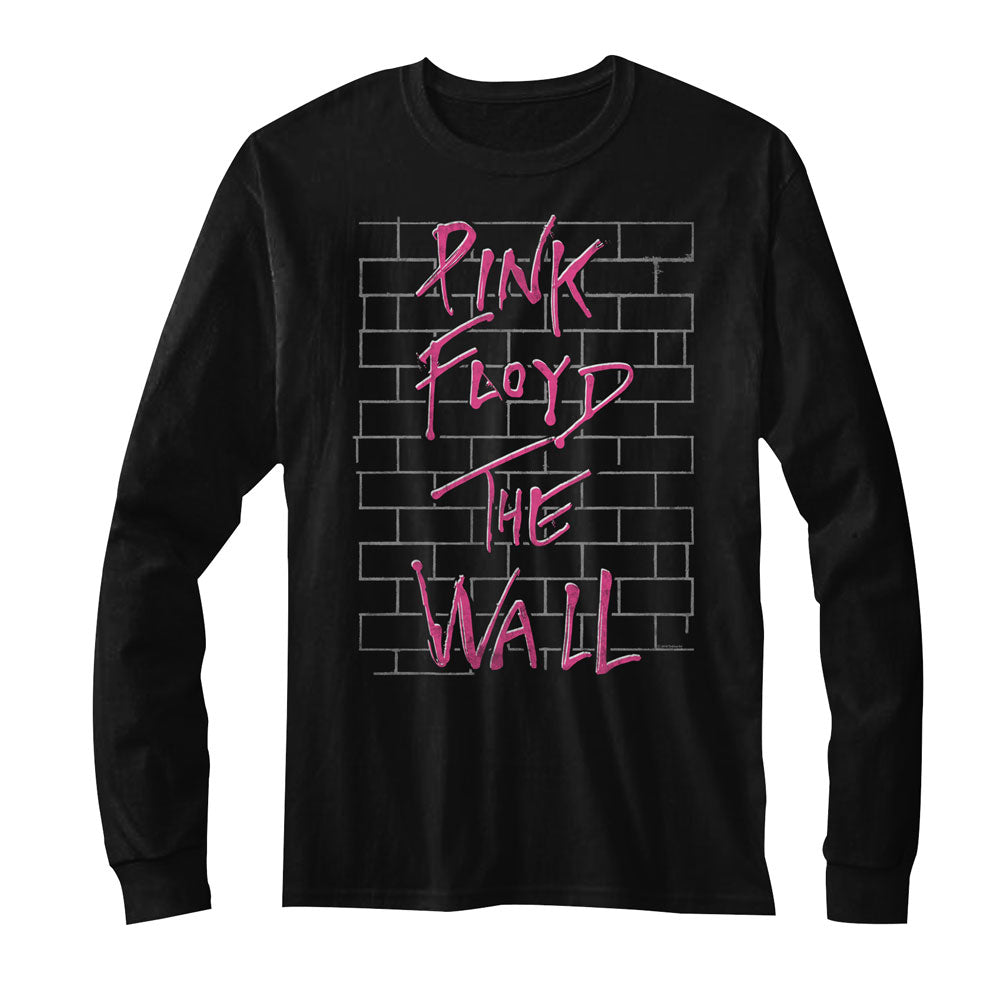 Pink Floyd Long Sleeve T-Shirt The Wall Black Tee