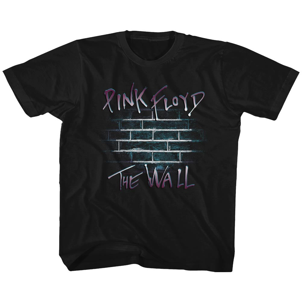 Pink Floyd Toddler T-Shirt The Wall Purple Gradient Black Tee