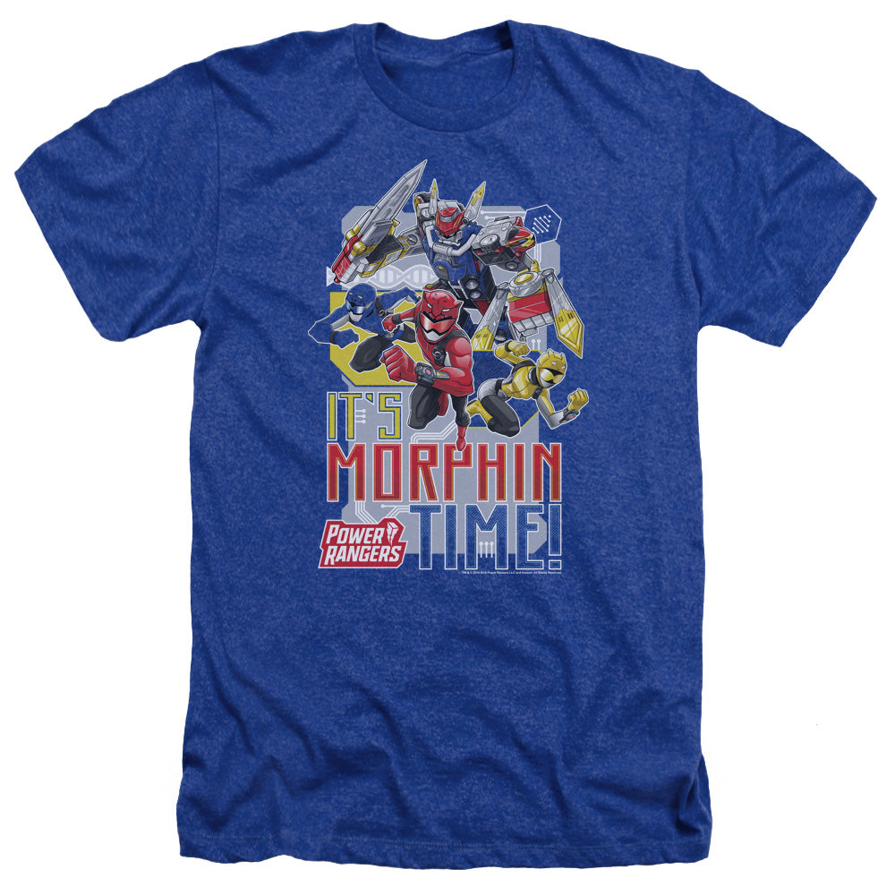 Power Rangers Heather T-Shirt Morphin Time Royal Tee