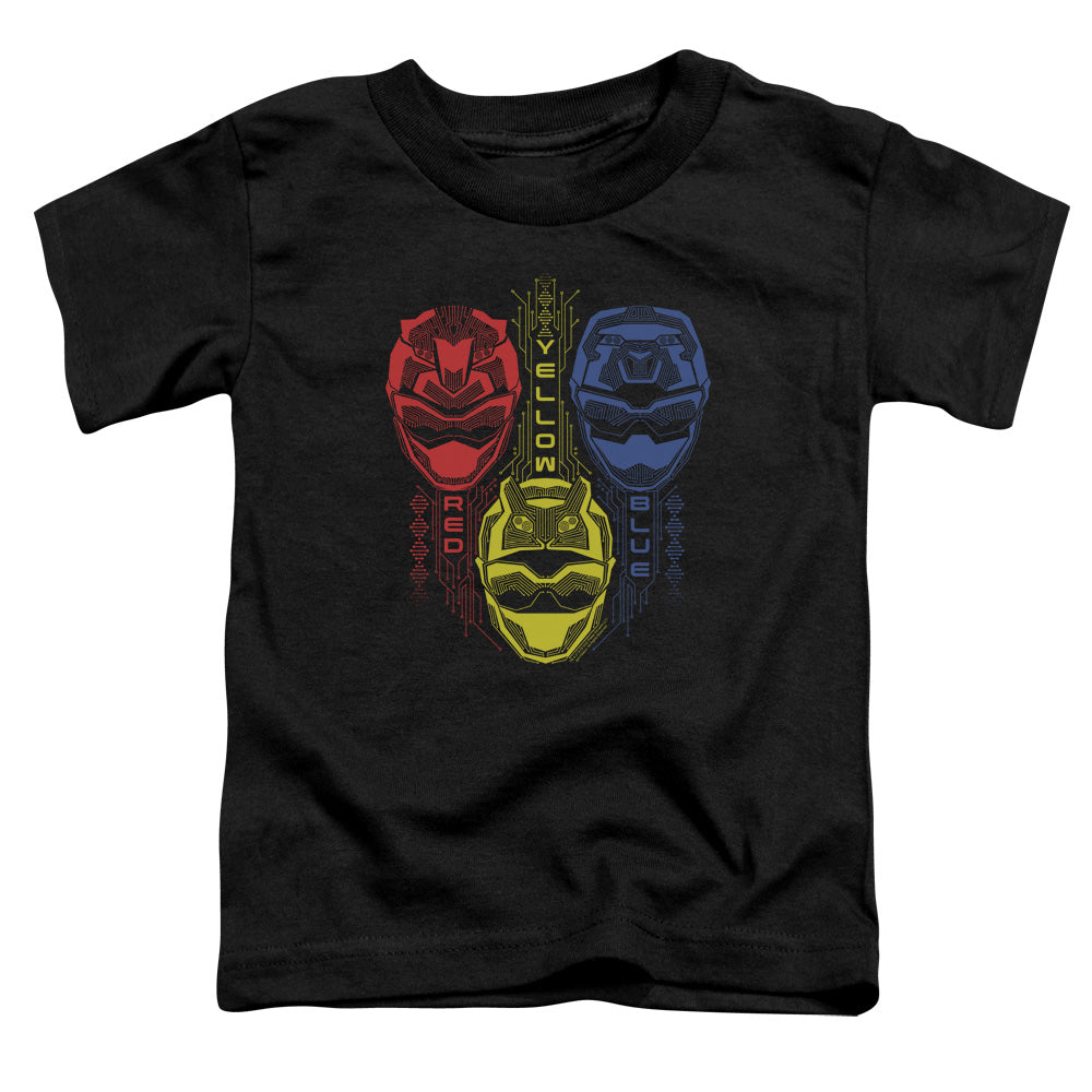 Power Rangers Toddler T-Shirt Red Yellow Blue Black Tee