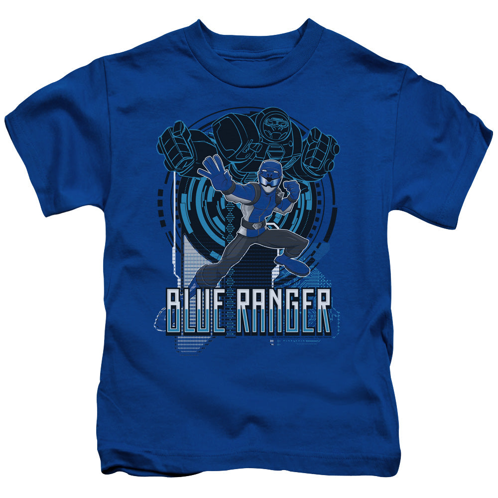 Power Rangers Boys T-Shirt Blue Ranger Royal Tee