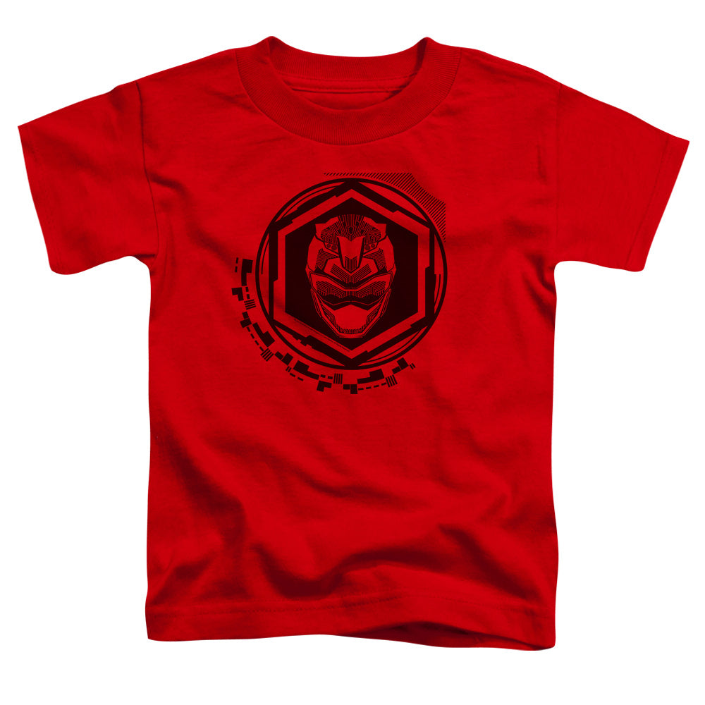 Power Rangers Toddler T-Shirt Red Ranger Helmet Red Tee