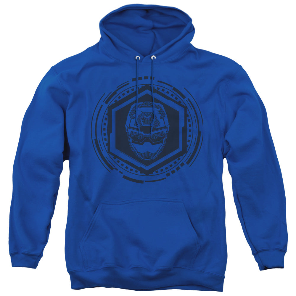 Power Rangers Hoodie Blue Ranger Helmet Royal Hoody