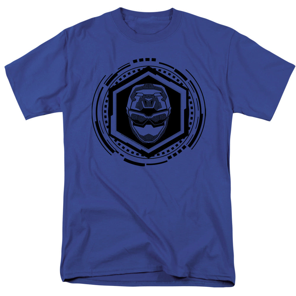 Power Rangers T-Shirt Blue Ranger Helmet Royal Tee