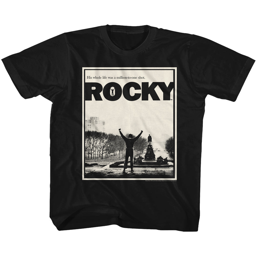 Rocky Kids T-Shirt Million To One Shot Black Tee