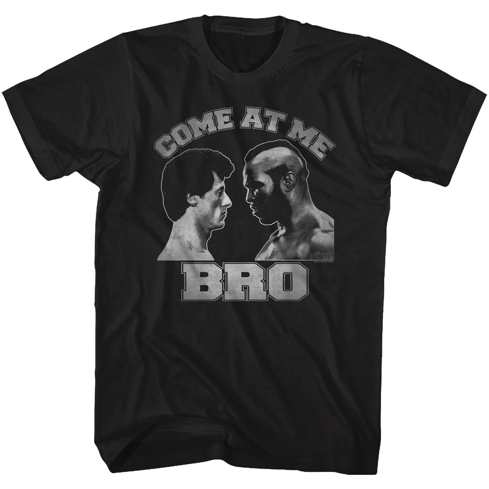 Rocky T-Shirt Come At Me Bro Clubber Lang Black Tee