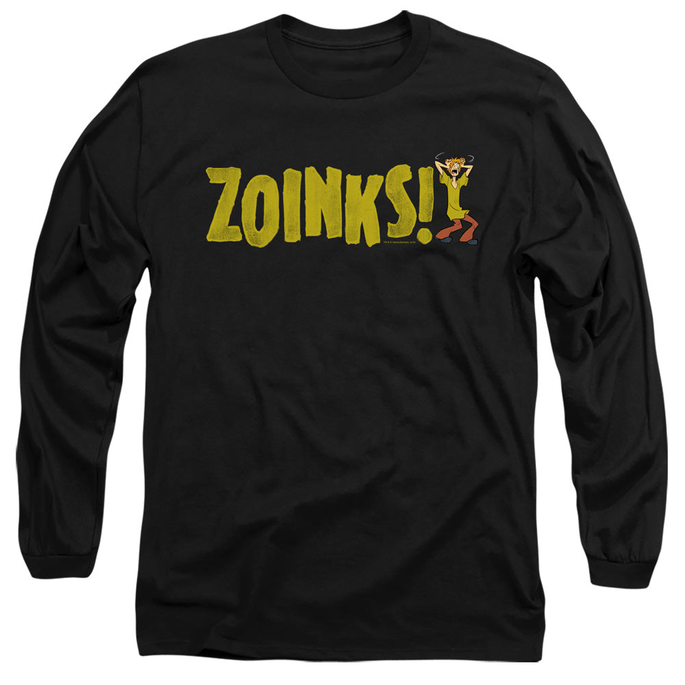 Scooby Doo Long Sleeve T-Shirt Zoinks Black Tee