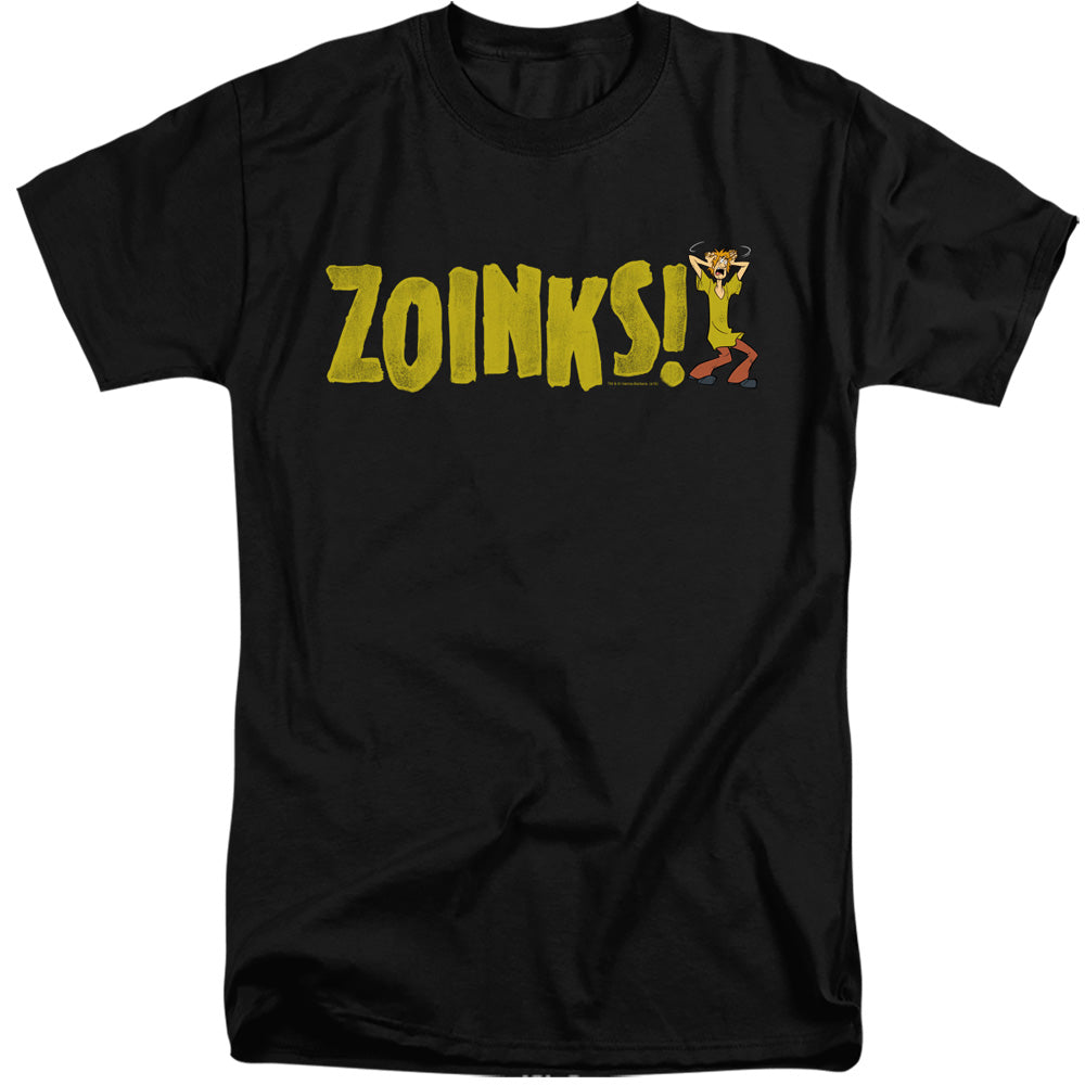 Scooby Doo Tall T-Shirt Zoinks Black Tee