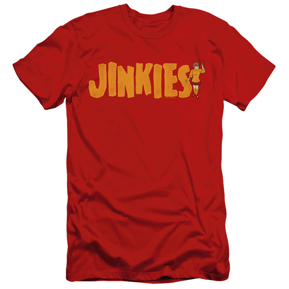 Scooby Doo Slim Fit T-Shirt Jinkies Red Tee