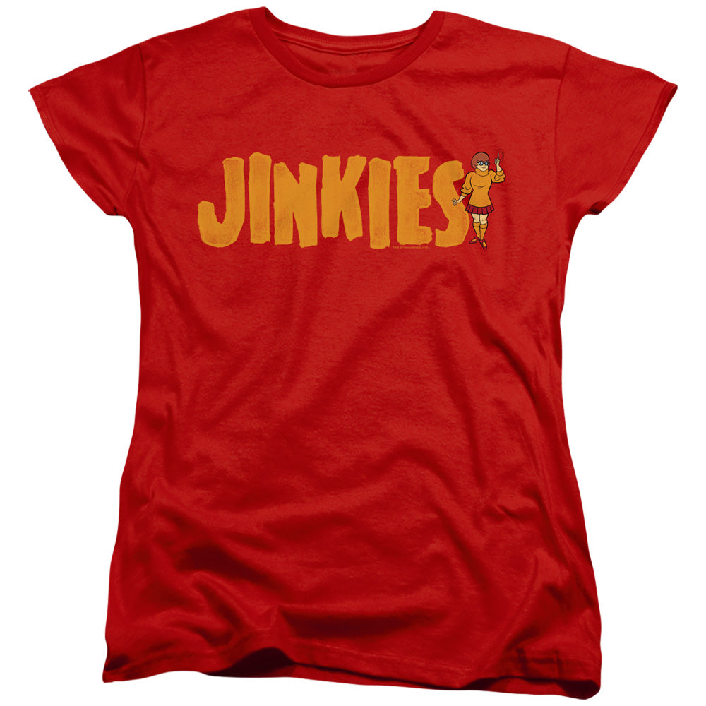 Scooby Doo Womens T-Shirt Jinkies Red Tee