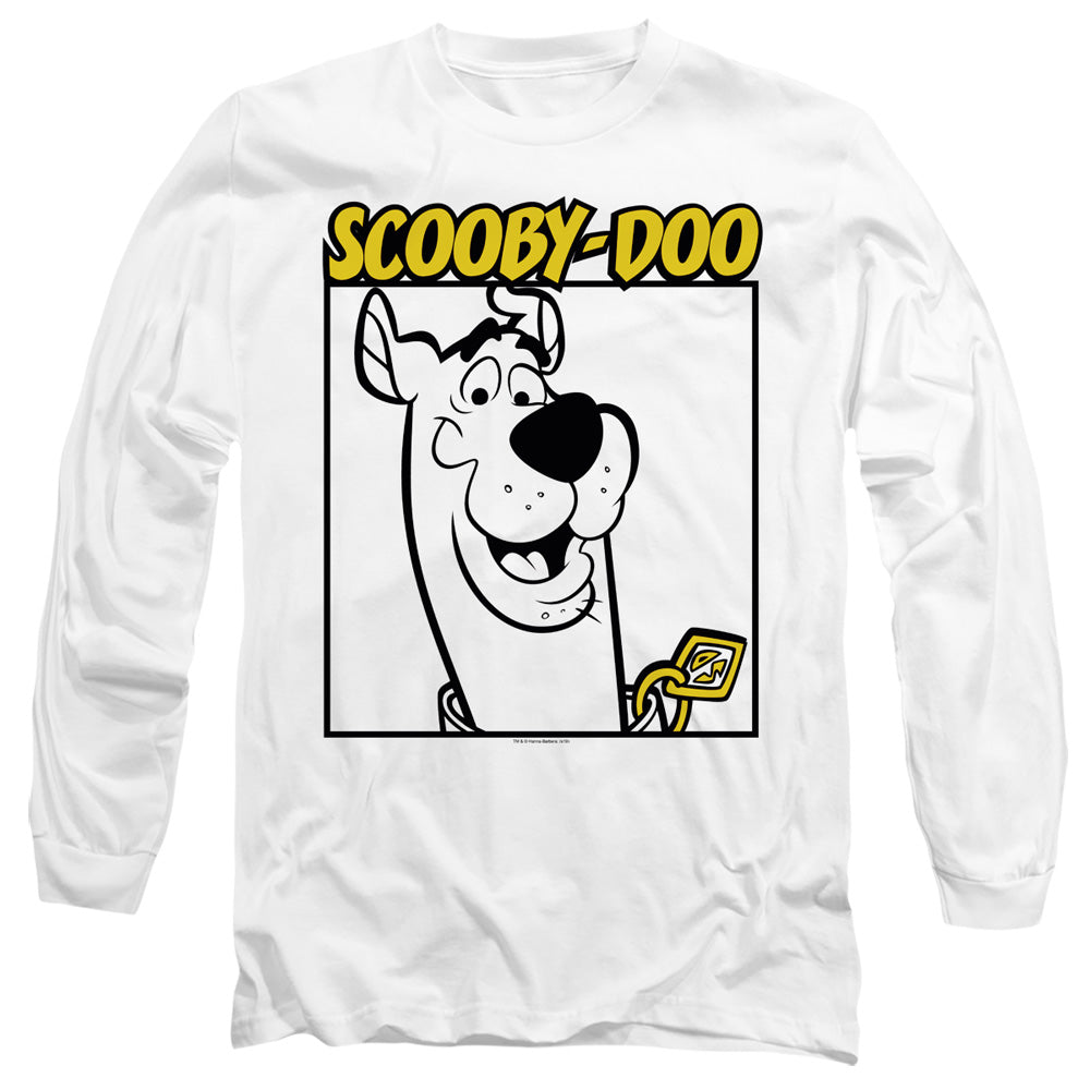 Scooby Doo Long Sleeve T-Shirt Sketch White Tee