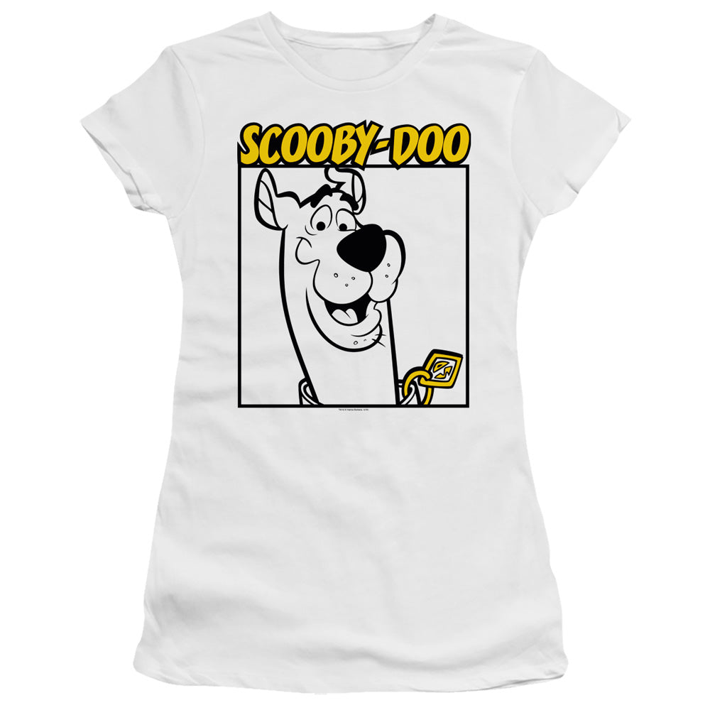 Scooby Doo Juniors T-Shirt Sketch White Premium Tee