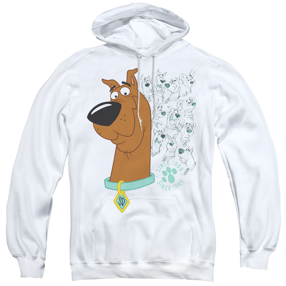 Scooby Doo Hoodie Evolution White Hoody