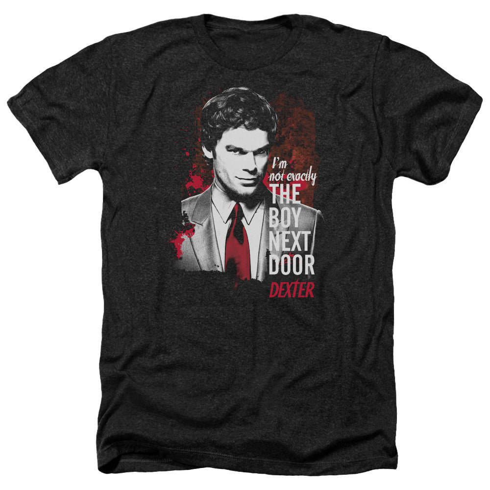 Dexter Heather T-Shirt Boy Next Door Black Tee