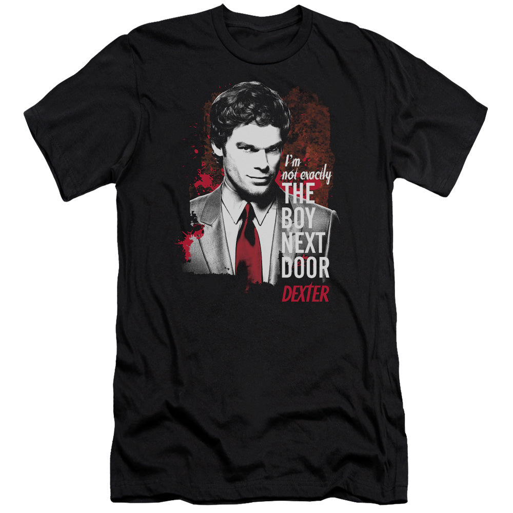 Dexter Premium Canvas T-Shirt Boy Next Door Black Tee