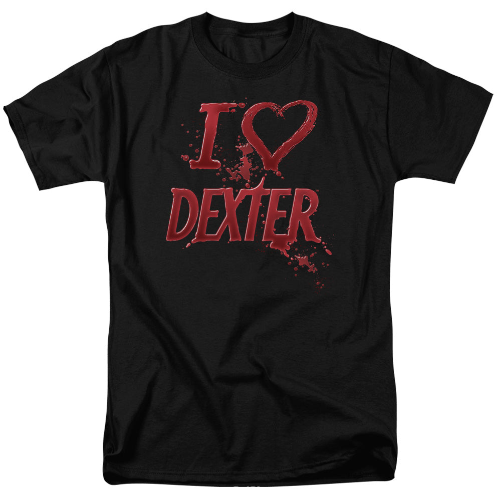 Dexter T-Shirt I Love Dexter Black Tee