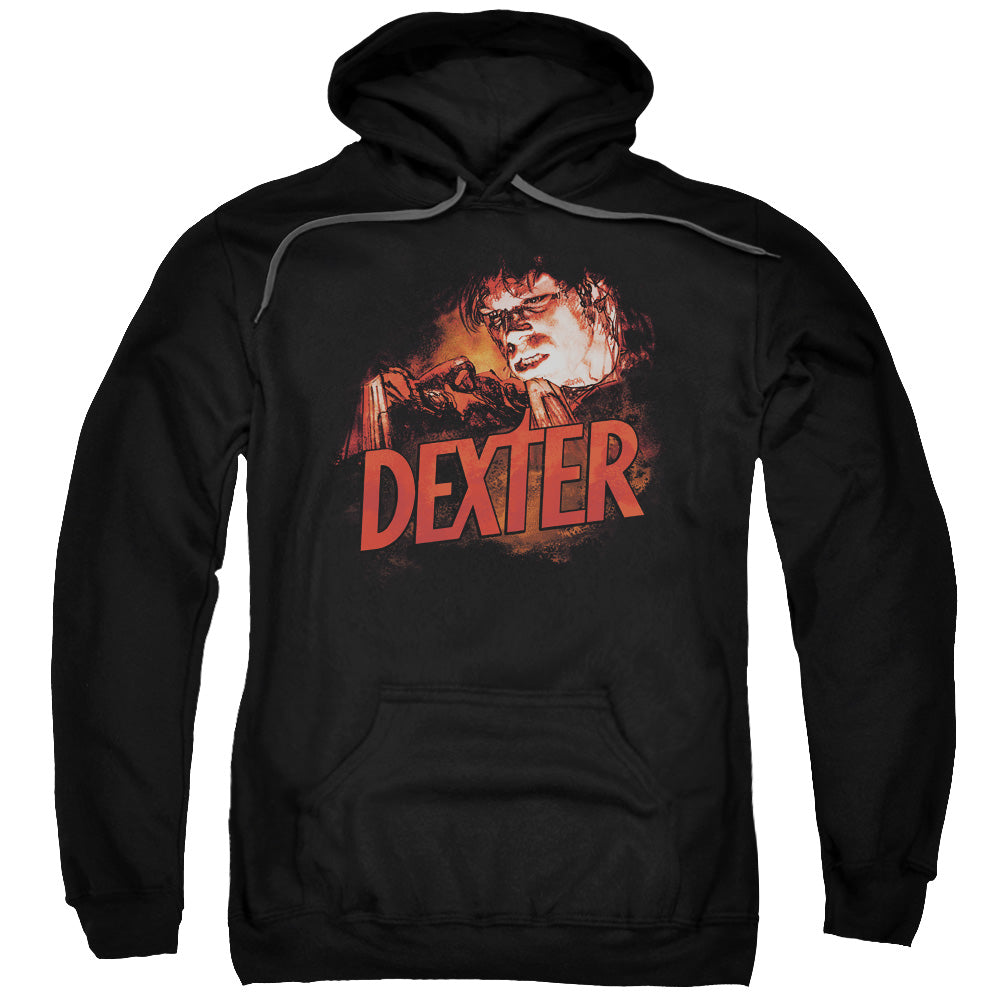 Dexter Hoodie Drawing Black Hoody