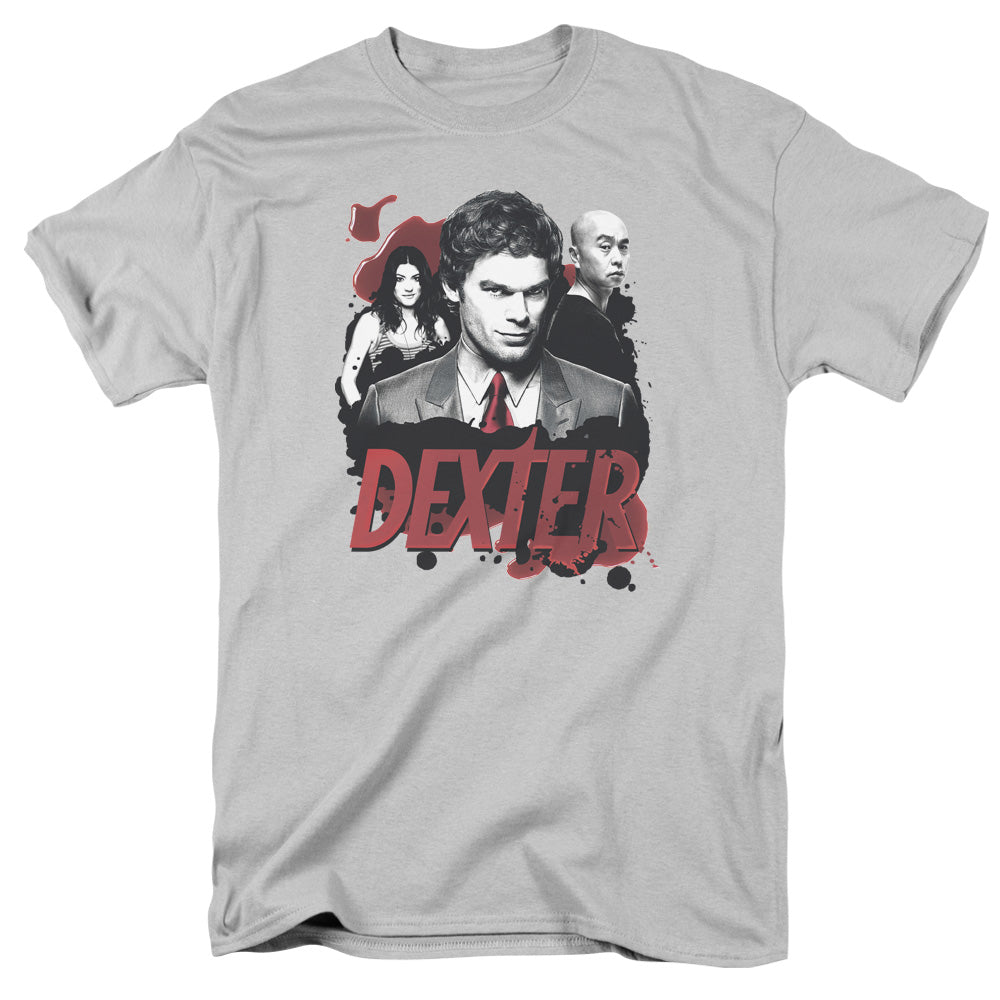 Dexter T-Shirt Bloody Trio Silver Tee