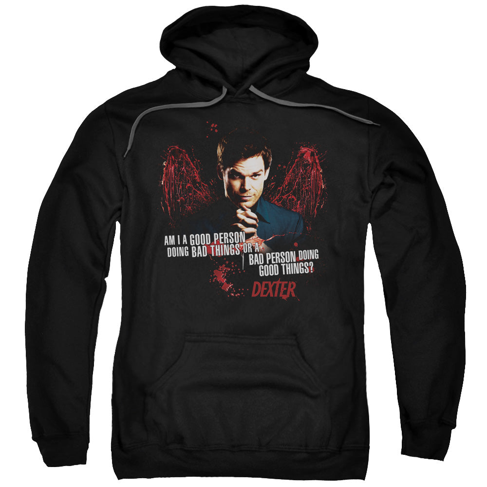 Dexter Hoodie Good or Bad Person Black Hoody