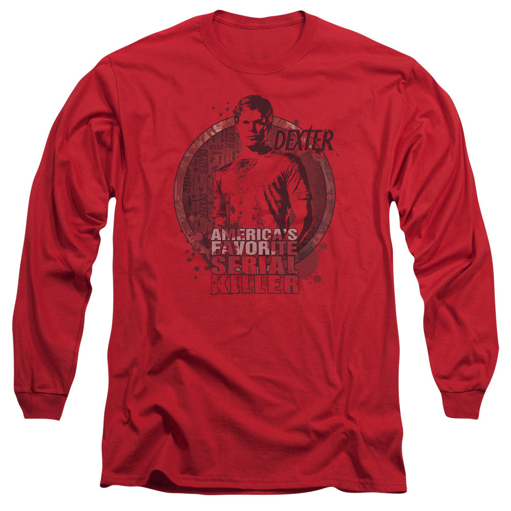 Dexter Long Sleeve T-Shirt Dexter Americas Favorite Red Tee