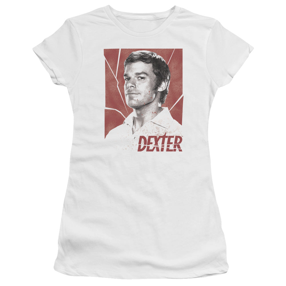 Dexter Juniors T-Shirt Poster White Tee