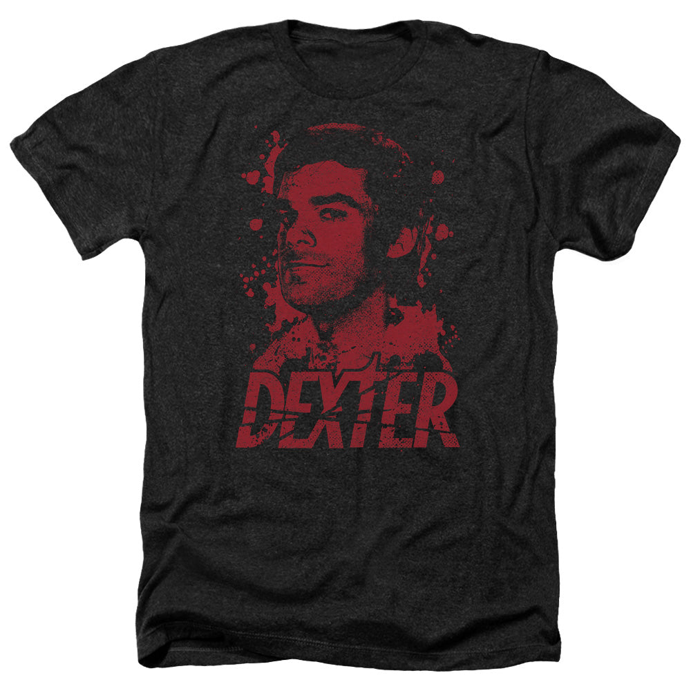 Dexter Heather T-Shirt Blood Splatter Black Tee