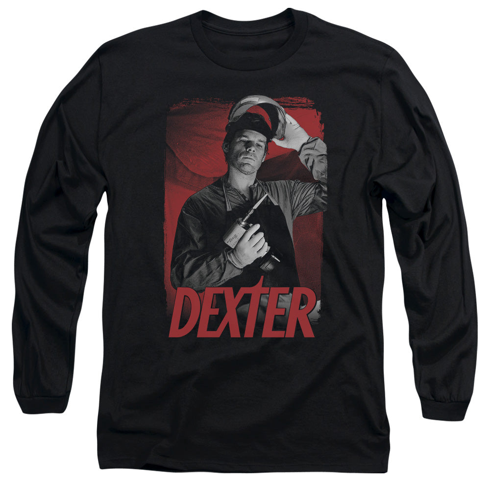 Dexter Long Sleeve T-Shirt Drill Black Tee