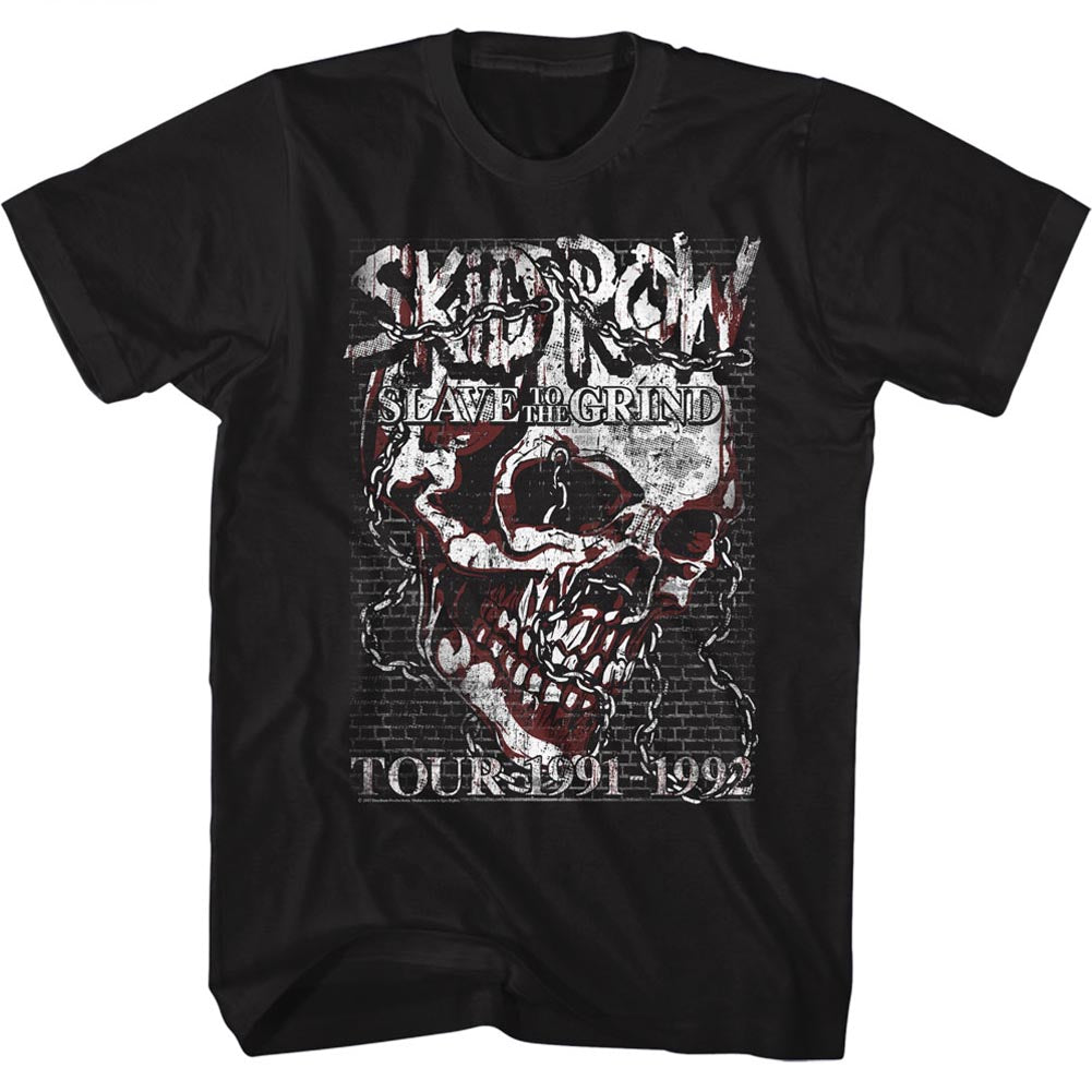 Skid Row T-Shirt Slave to the Grind Tour Black Tee