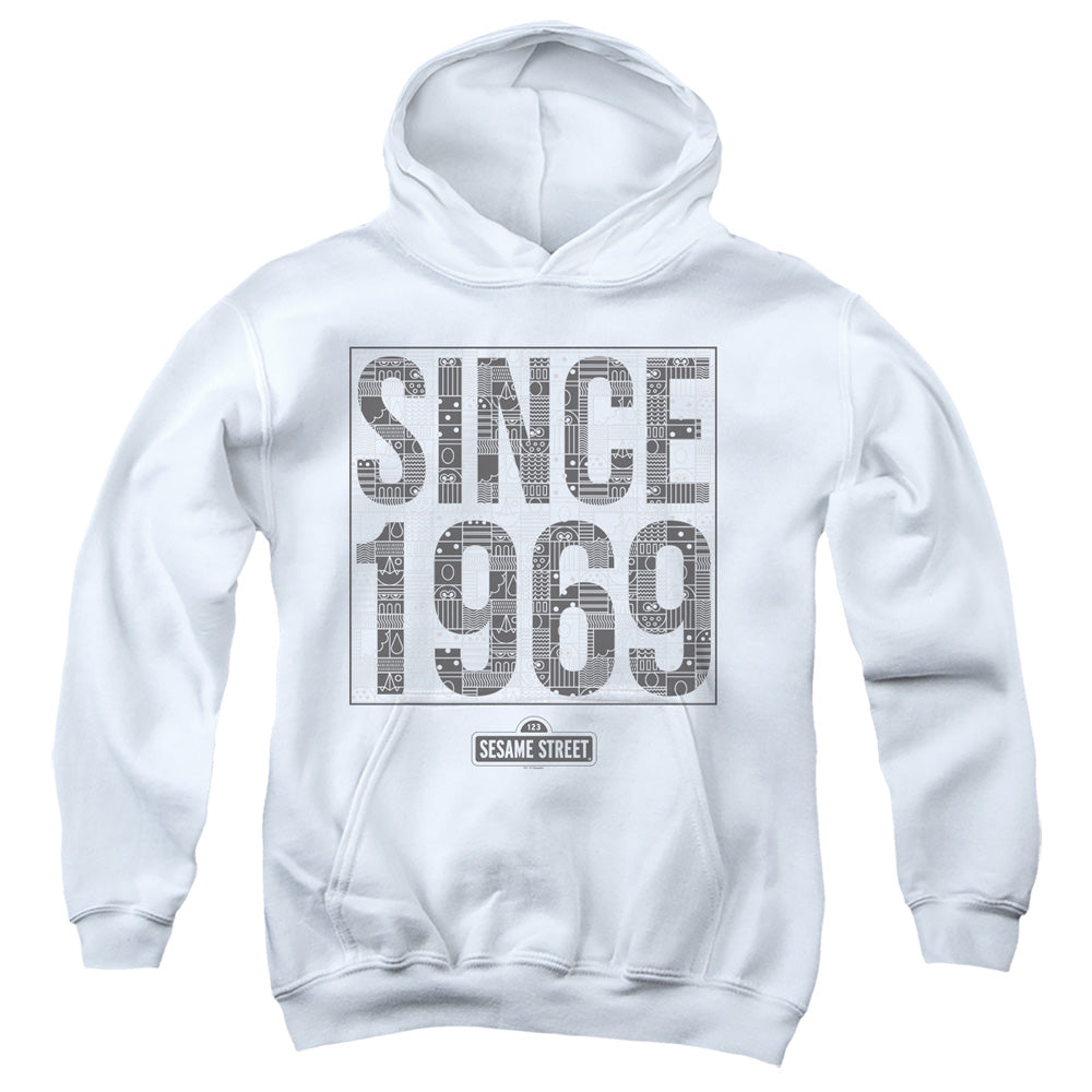 Sesame Street Kids Hoodie Since 1969 White Hoody