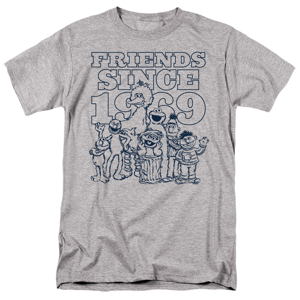 Sesame Street T-Shirt Friends Since 1969 Heather Tee