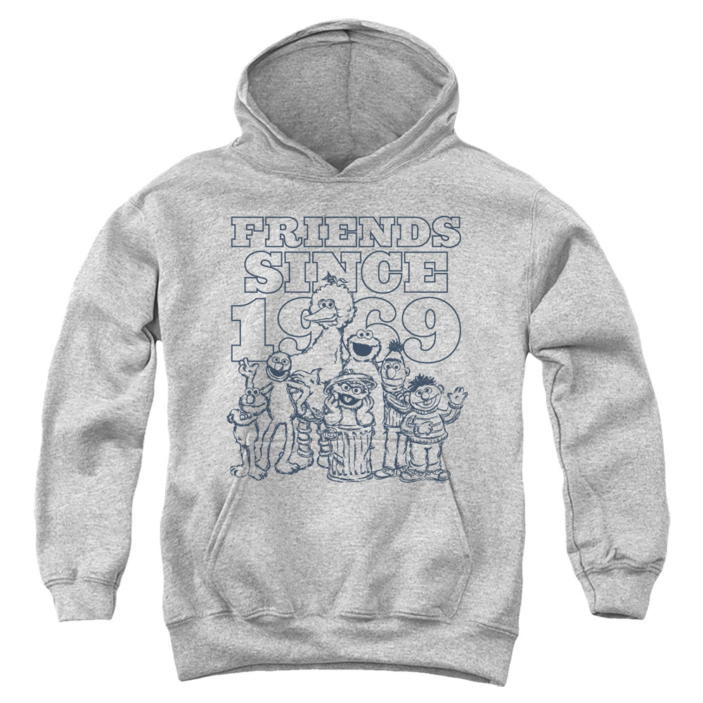 Sesame Street Kids Hoodie Friends Since 1969 Heather Hoody