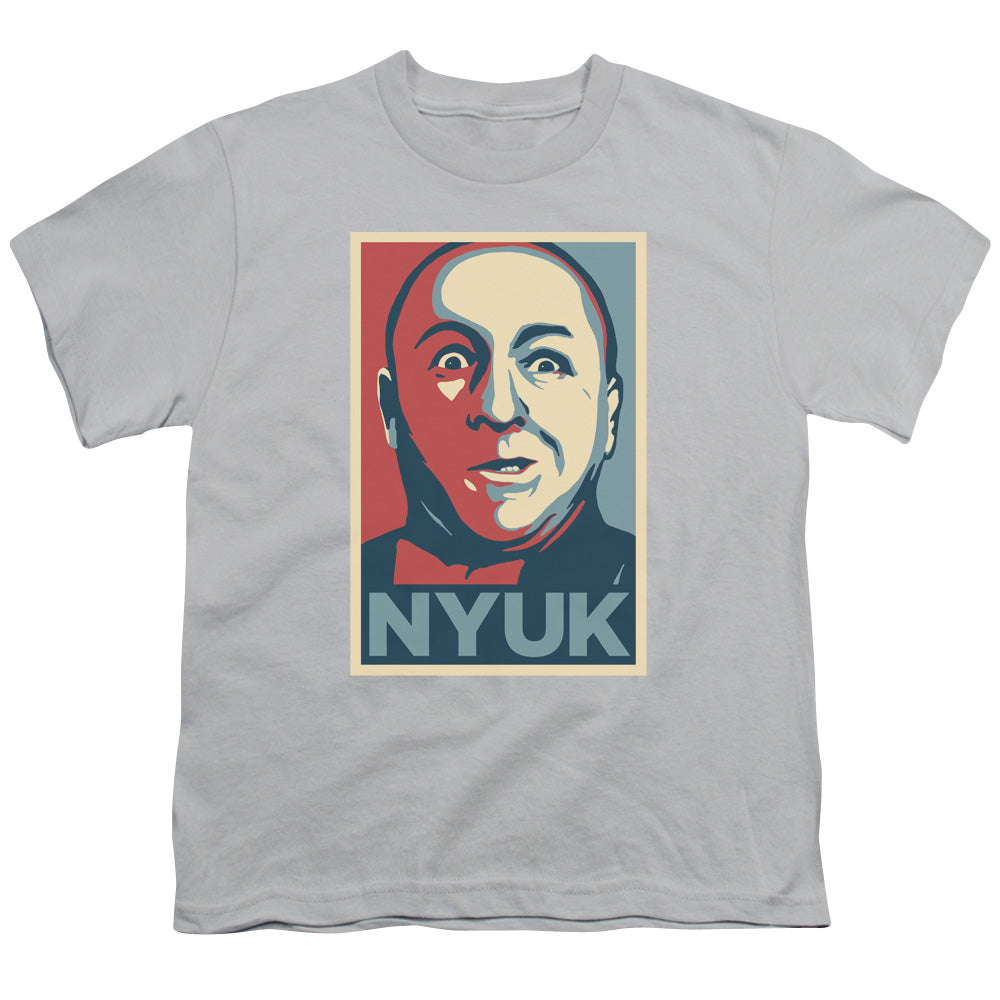 Three Stooges Kids T-Shirt Curly NYUK Silver Tee