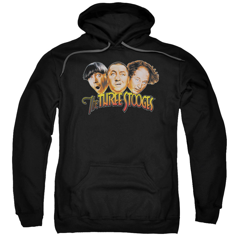 Three Stooges Hoodie Logo Black Hoody