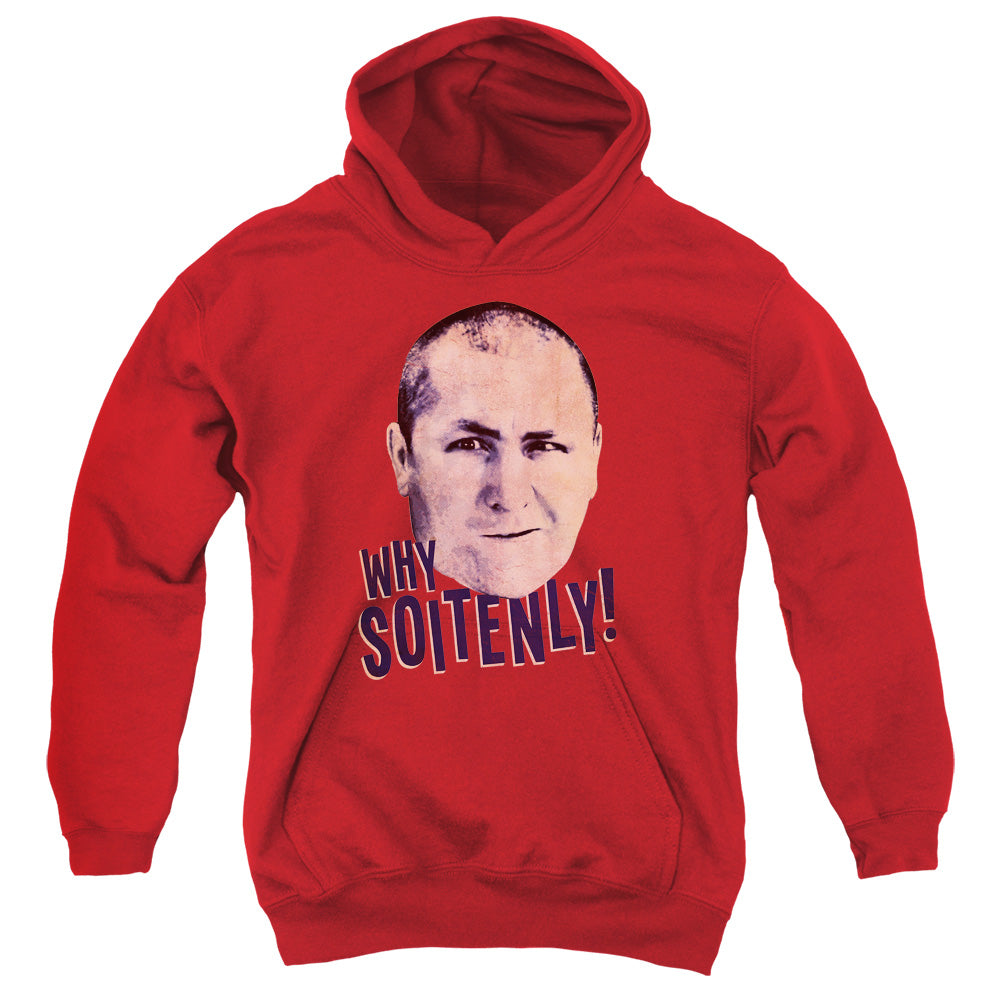 Three Stooges Kids Hoodie Curly Why Soitenly Red Hoody