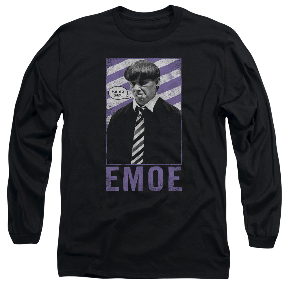 Three Stooges Long Sleeve T-Shirt EMOE Black Tee