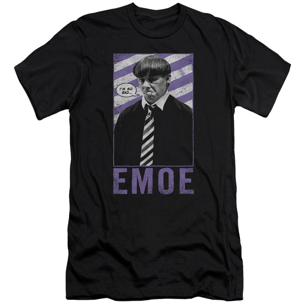 Three Stooges Premium Canvas T-Shirt EMOE Black Tee