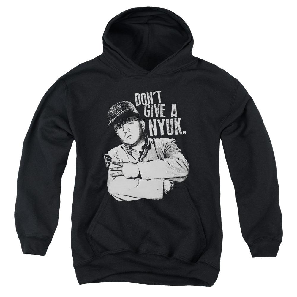 Three Stooges Kids Hoodie Don't Give a NYUK Black Hoody