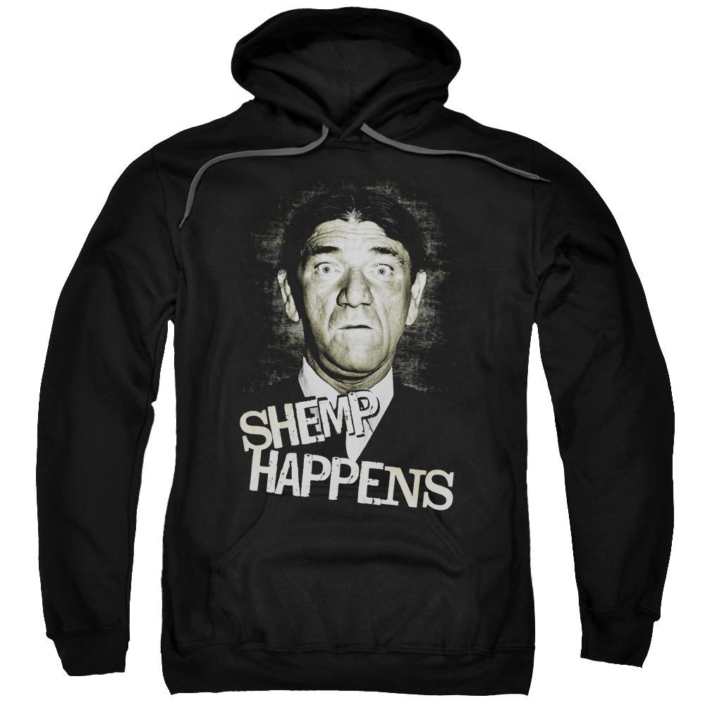 Three Stooges Hoodie Shemp Happens Black Hoody