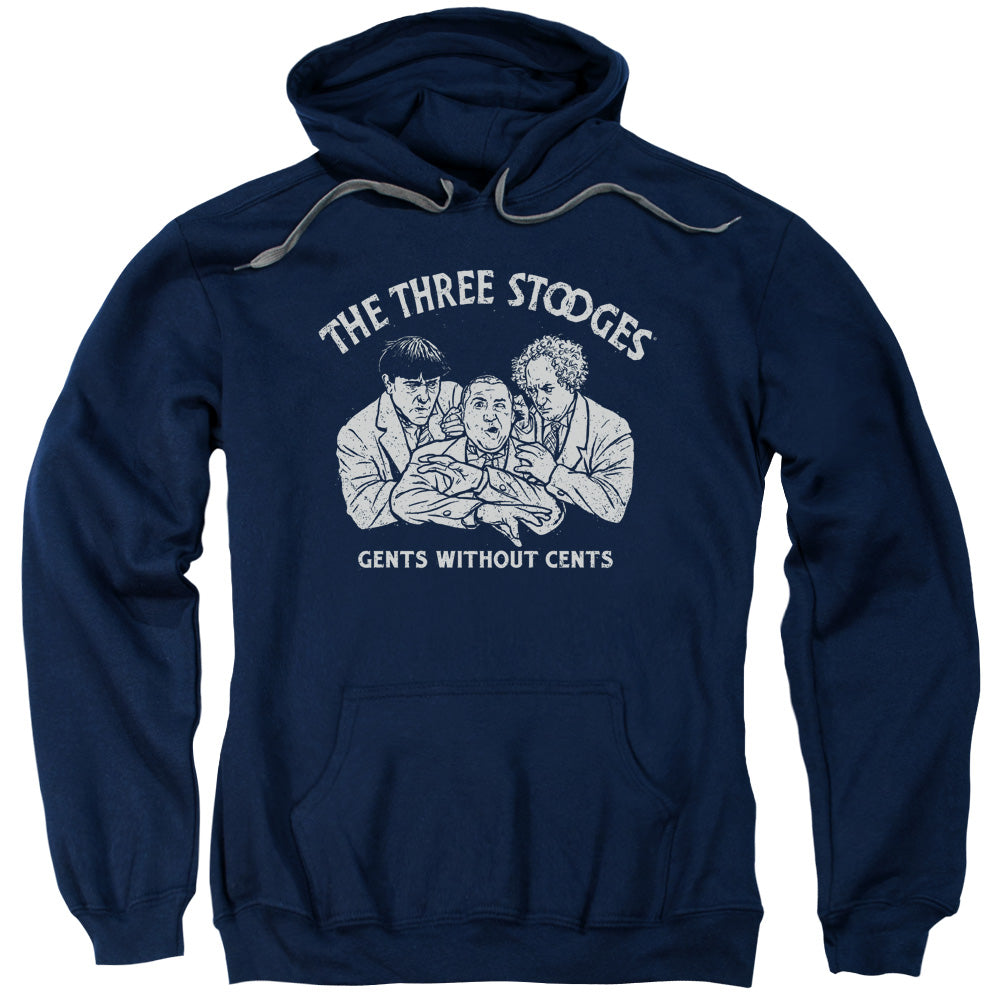 Three Stooges Hoodie Gents Without Cents Navy Hoody