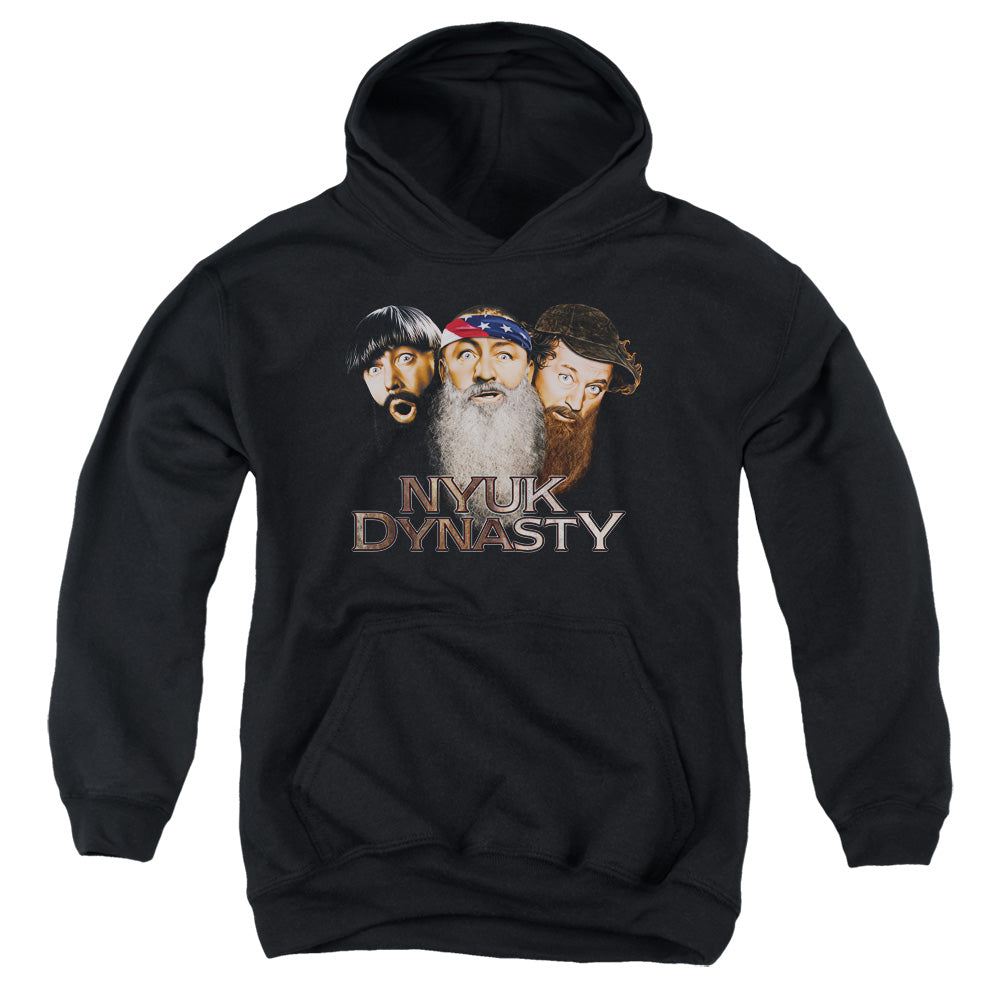 Three Stooges Kids Hoodie NYUK Dynasty Black Hoody