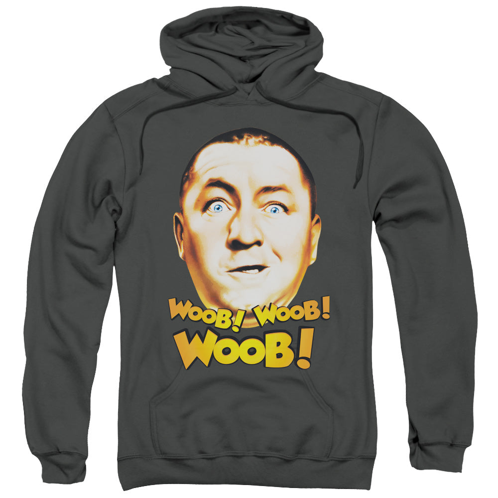 Three Stooges Hoodie Curly Woob Woob Woob Charcoal Hoody