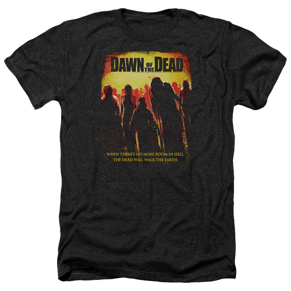 Dawn of the Dead Heather T-Shirt Poster Black Tee