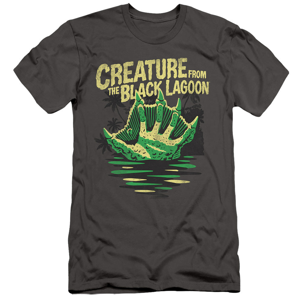 Creature from the Black Lagoon Slim Fit T-Shirt Hand Charcoal Tee