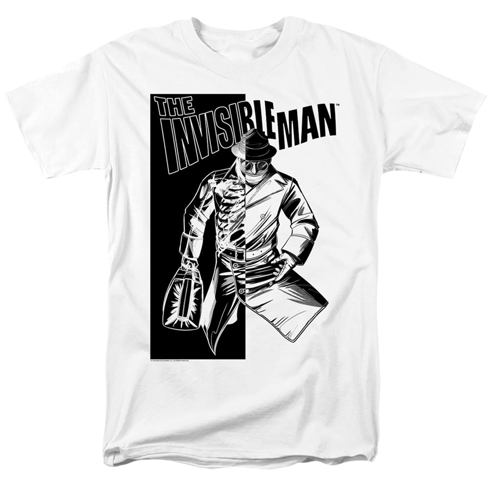 The Invisible Man T-Shirt Briefcase White Tee