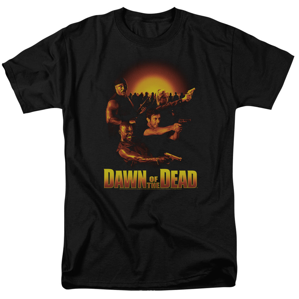 Dawn of the Dead T-Shirt Main Characters Black Tee