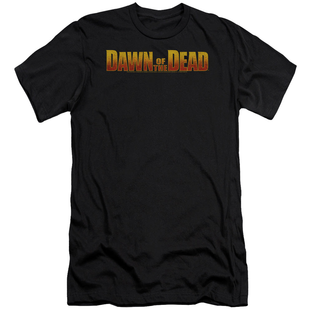 Dawn of the Dead Premium Canvas T-Shirt Logo Black Tee