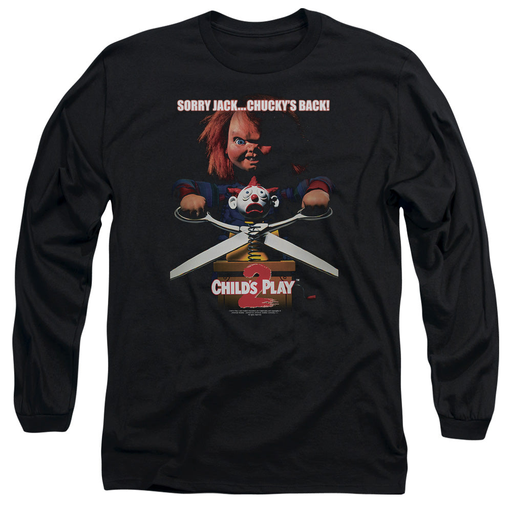 Childs Play Long Sleeve T-Shirt Movie Poster Black Tee