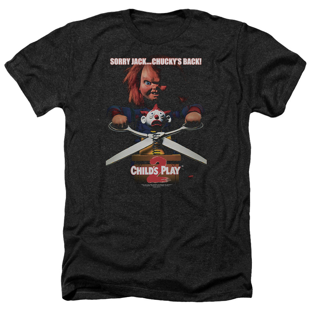 Childs Play Heather T-Shirt Movie Poster Black Tee