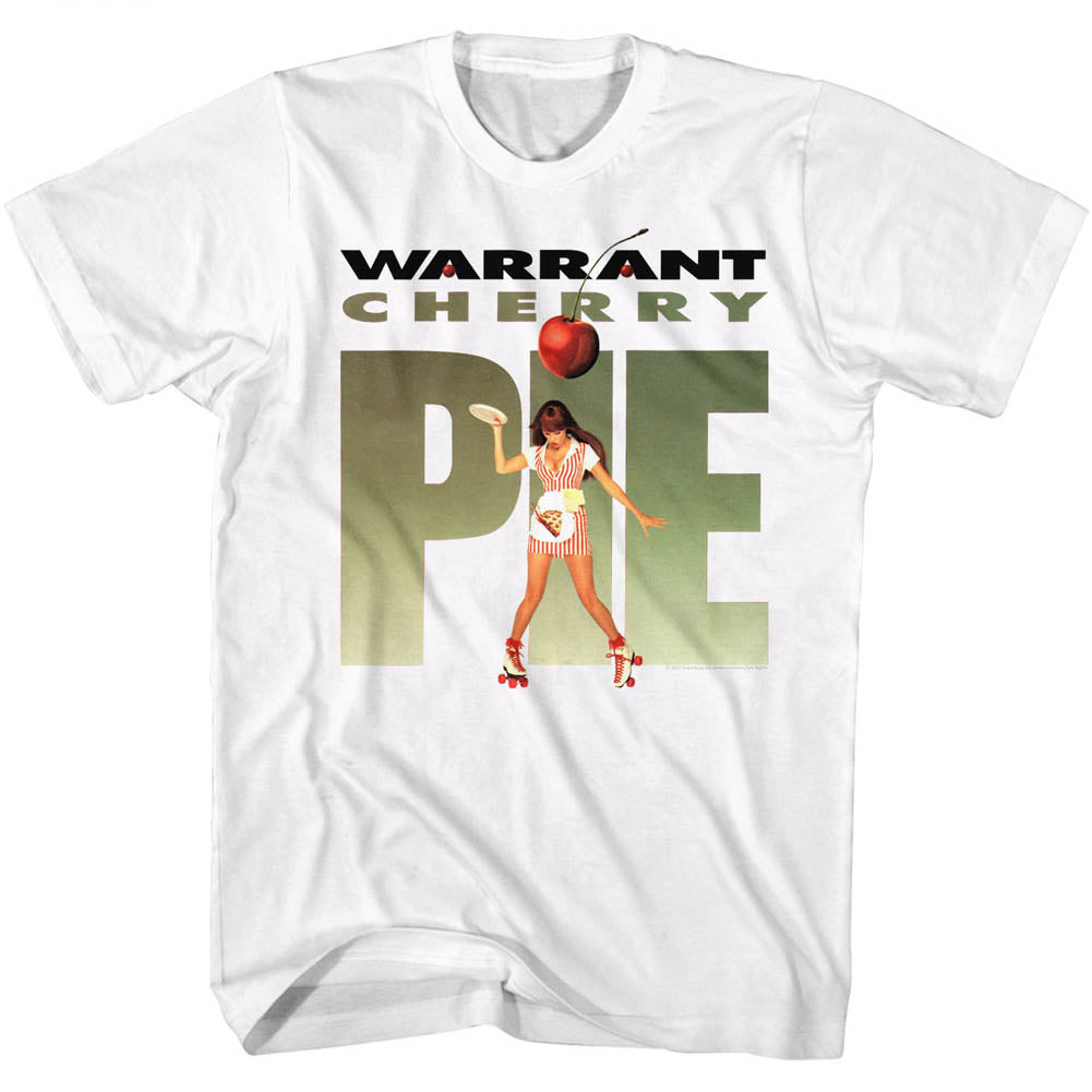 Warrant Band T-Shirt Cherry Pie White Tee