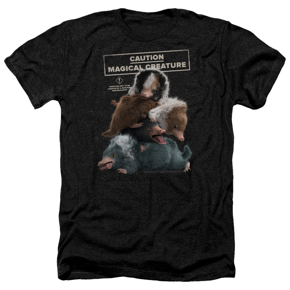 Fantastic Beasts 2 Heather T-Shirt Creature Pile Up Black Tee